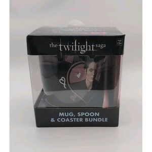 The Twilight Saga Mug, Spoon, & Coaster Bundle Twilight Saga Movie Memorablia